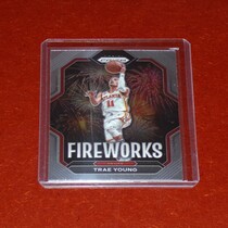 2022 Panini Prizm Fireworks #21 Trae Young