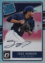 2017 Donruss Optic Holo #175 Jose Rondon