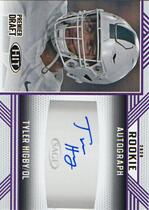 2020 SAGE Hit Premier Draft Autos Purple #A81 Tyler Higby