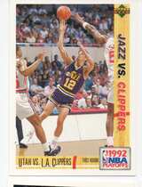 1991 Upper Deck International Italian #163 Utah Vs. Los Angeles