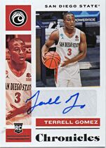 2021 Panini Chronicles Draft Picks Rookie Signatures #53 Terrell Gomez