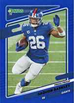 2021 Donruss Press Proof Blue #79 Saquon Barkley