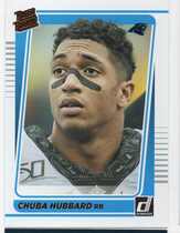 2021 Donruss Rated Rookie Portrait #287 Chuba Hubbard