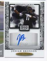 2021 SAGE Hit Premier Draft Autos Black #A120 Josiah Bronson