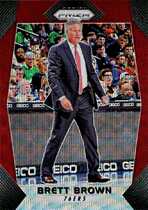 2017 Panini Prizm Prizms Ruby Wave #10 Brett Brown
