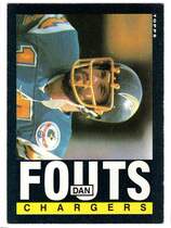 1985 Topps Base Set #372 Dan Fouts