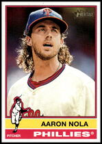 2025 Topps Heritage #186 Aaron Nola