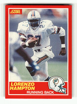 1989 Score Base Set #210 Lorenzo Hampton