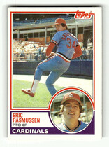 1983 Topps Base Set #594 Eric Rasmussen