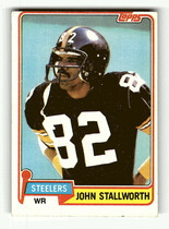 1981 Topps Base Set #476 John Stallworth