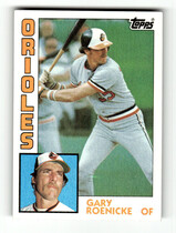 1984 Topps Base Set #372 Gary Roenicke