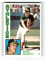 1984 Topps Base Set #369 Steve McCatty