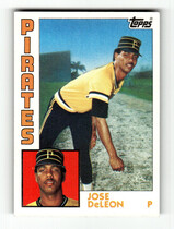 1984 Topps Base Set #581 Jose DeLeon