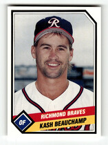 1989 CMC Richmond Braves #23 Kash Beauchamp