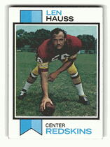 1973 Topps Base Set #130 Len Hauss