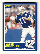 1989 Score Base Set #27 Chris Chandler