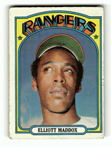 1972 Topps Base Set #277 Elliott Maddox