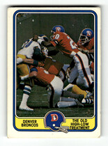 1981 Fleer Team Action #16 Broncos