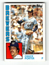 1984 Topps Base Set #452 Chuck Porter