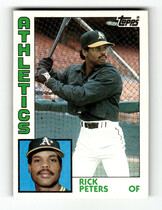 1984 Topps Base Set #436 Rick Peters