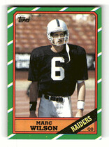 1986 Topps Base Set #61 Marc Wilson