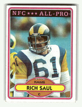 1980 Topps Base Set #25 Rich Saul