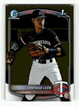 2025 Bowman Chrome Prospects #BCP-247 Santiago Leon