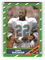 1986 Topps Base Set #46 Tony Nathan