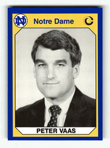 1990 Collegiate Collection Notre Dame 200 #102 Peter Vaas