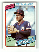 1980 Topps Base Set #505 Bert Campaneris