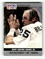 1990 Pro Set Super Bowl MVP's #11 Fred Biletnikoff