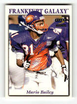 1996 Score WLAF #14 Mario Bailey