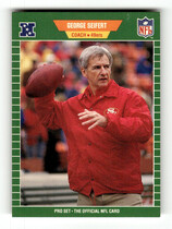 1989 Pro Set Base Set #389 George Seifert
