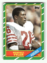 1986 Topps Base Set #158 Wendell Tyler