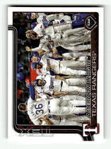 2025 Topps Base Set Series 2 #593 Texas Rangers Team Card