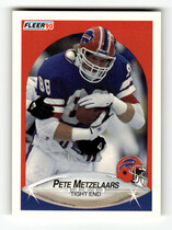 1990 Fleer Base Set #117 Pete Metzelaars