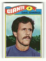 1977 Topps Base Set #49 Dave Jennings