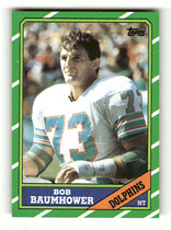 1986 Topps Base Set #55 Bob Baumhower