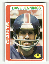 1978 Topps Base Set #248 Dave Jennings