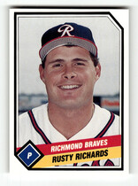 1989 CMC Richmond Braves #7 Rusty Richards