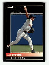 1992 Pinnacle Base Set #346 Luis Rivera