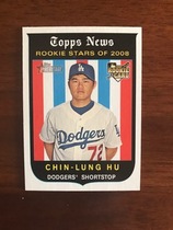 2008 Topps Heritage Black Back #130 Chin-Lung Hu