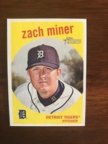 2008 Topps Heritage High Numbers Black Back #682 Zach Miner