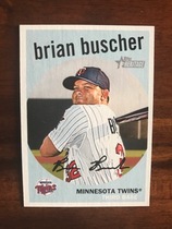 2008 Topps Heritage High Numbers Black Back #538 Brian Buscher