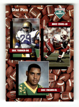 1991 Star Pics #110 Mike Croel|Eric Swann|Eric Turner