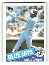 1985 Topps Base Set #75 Willie Upshaw