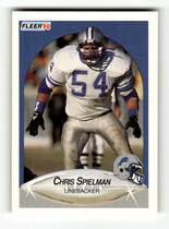 1990 Fleer Base Set #286 Chris Spielman