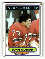 1980 Topps Base Set #230 John Hannah