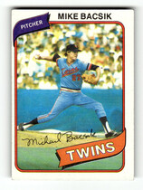 1980 Topps Base Set #453 Mike Bacsik