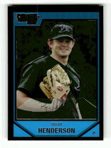 2007 Bowman Chrome Prospects #BC56 Brian Henderson